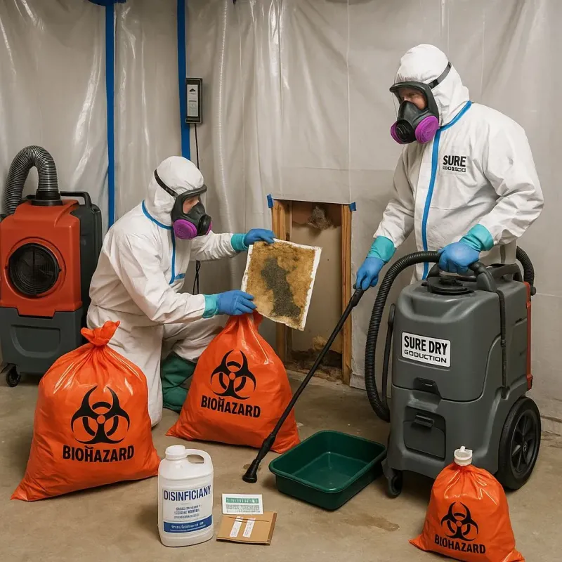 Contaminated Water Handling Protocols process in Steele County, ND